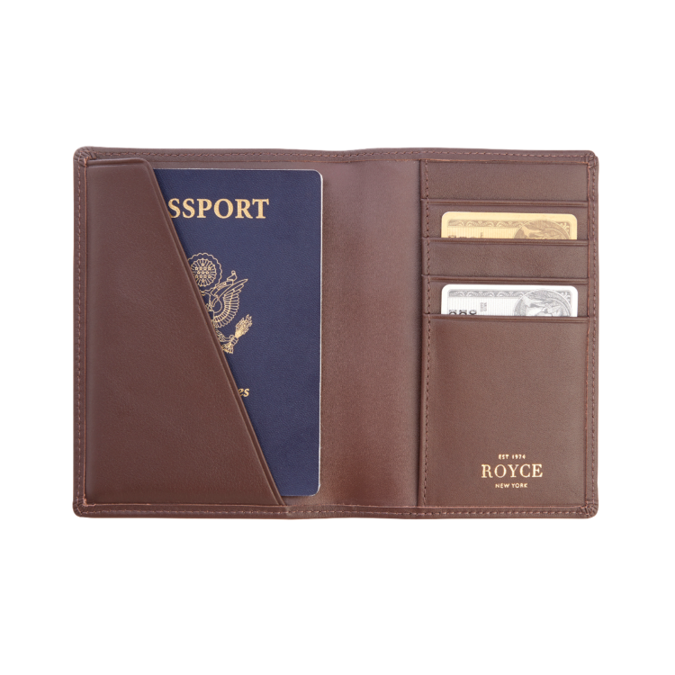 Royce RFID-blocking passport organizer Travel gear best